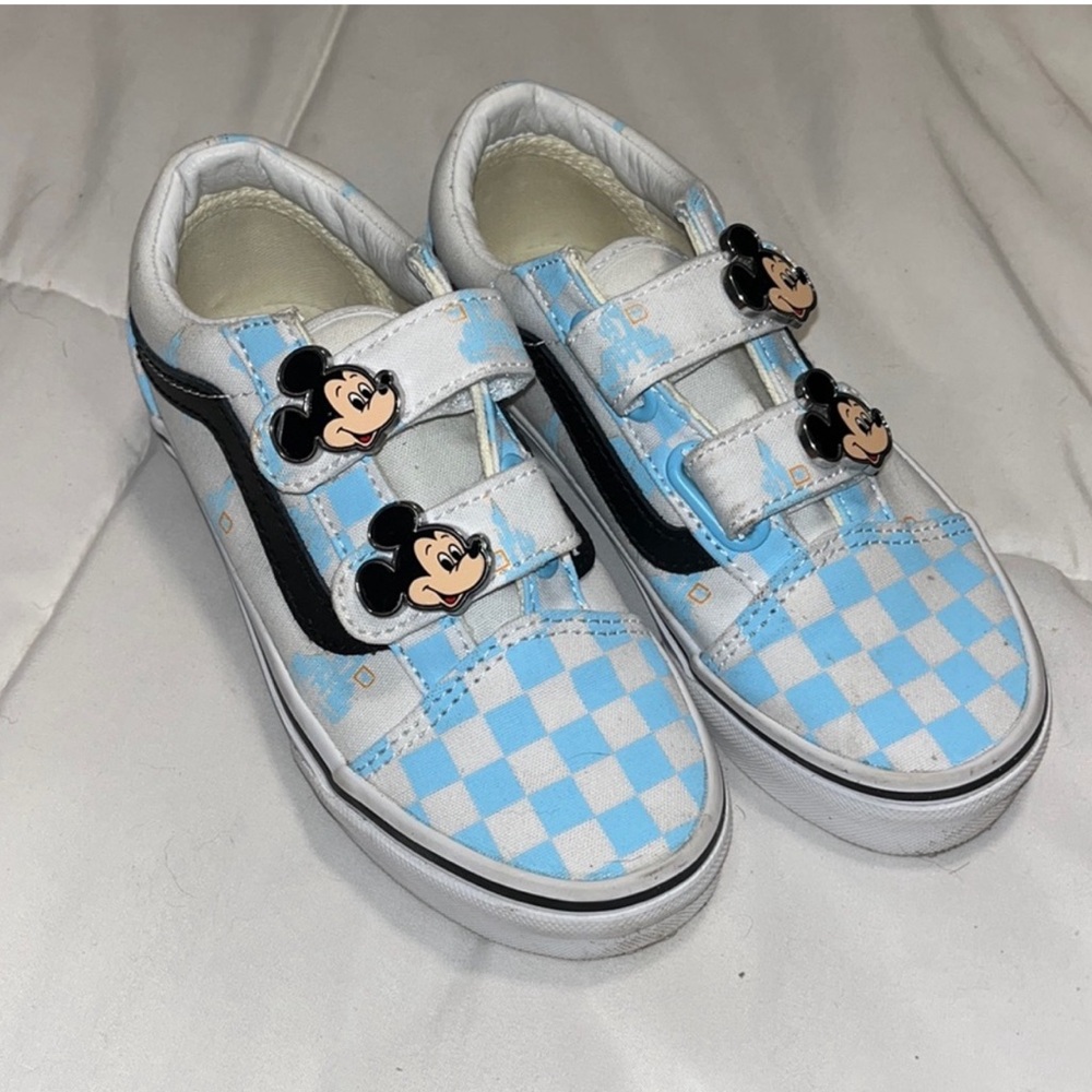 Disney Parks 50th Anniversary Blue Mickey VANS  - Kid’s Shoe Size 12
